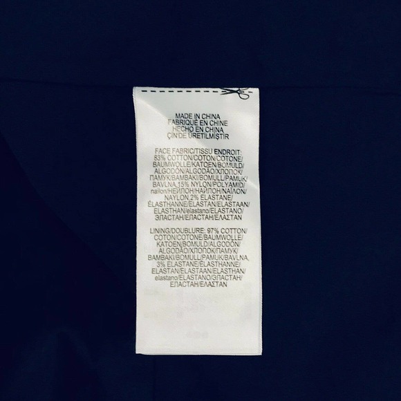 Polo Ralph Lauren 2 Dress Indigo Blue Tie Front - Picture 5 of 6